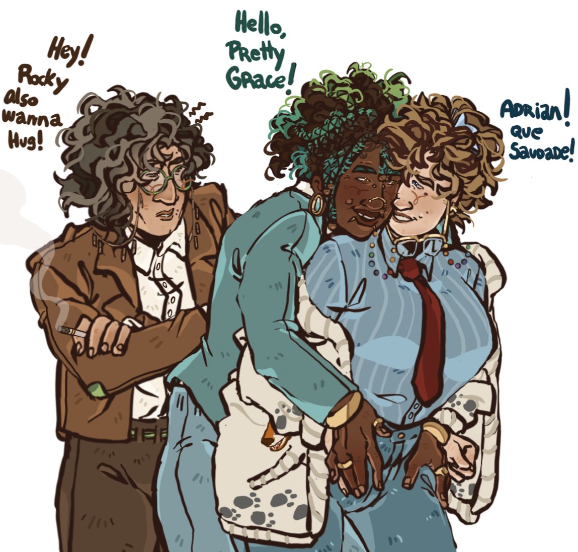 AHoney2111's tweet photo. How else should i draw fem! gracerocky?? 
I NEED ideas please!! 
#projecthailmary https://t.co/YE7a9IVkhh