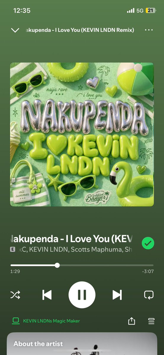 kevin_lndnmusic's tweet photo. NAKUPENDA KEVIN LNDN REMIX 
OUT NOW 

All yours the wait was long but it was worth it 🖤

https://t.co/ACYr9CODK1 https://t.co/NwMUT2PCgx