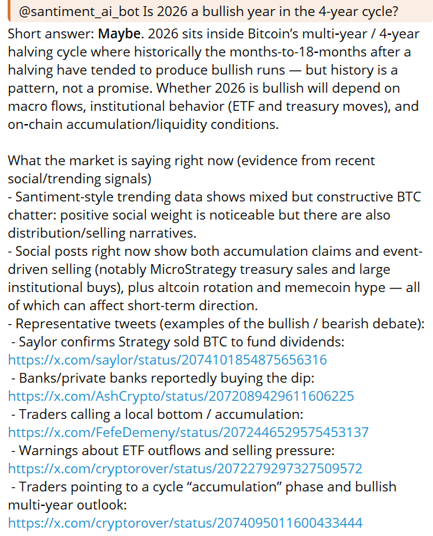 Santiment Intelligence tweet media