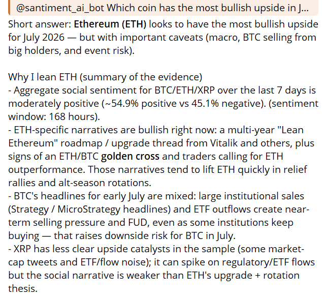 Santiment Intelligence tweet media