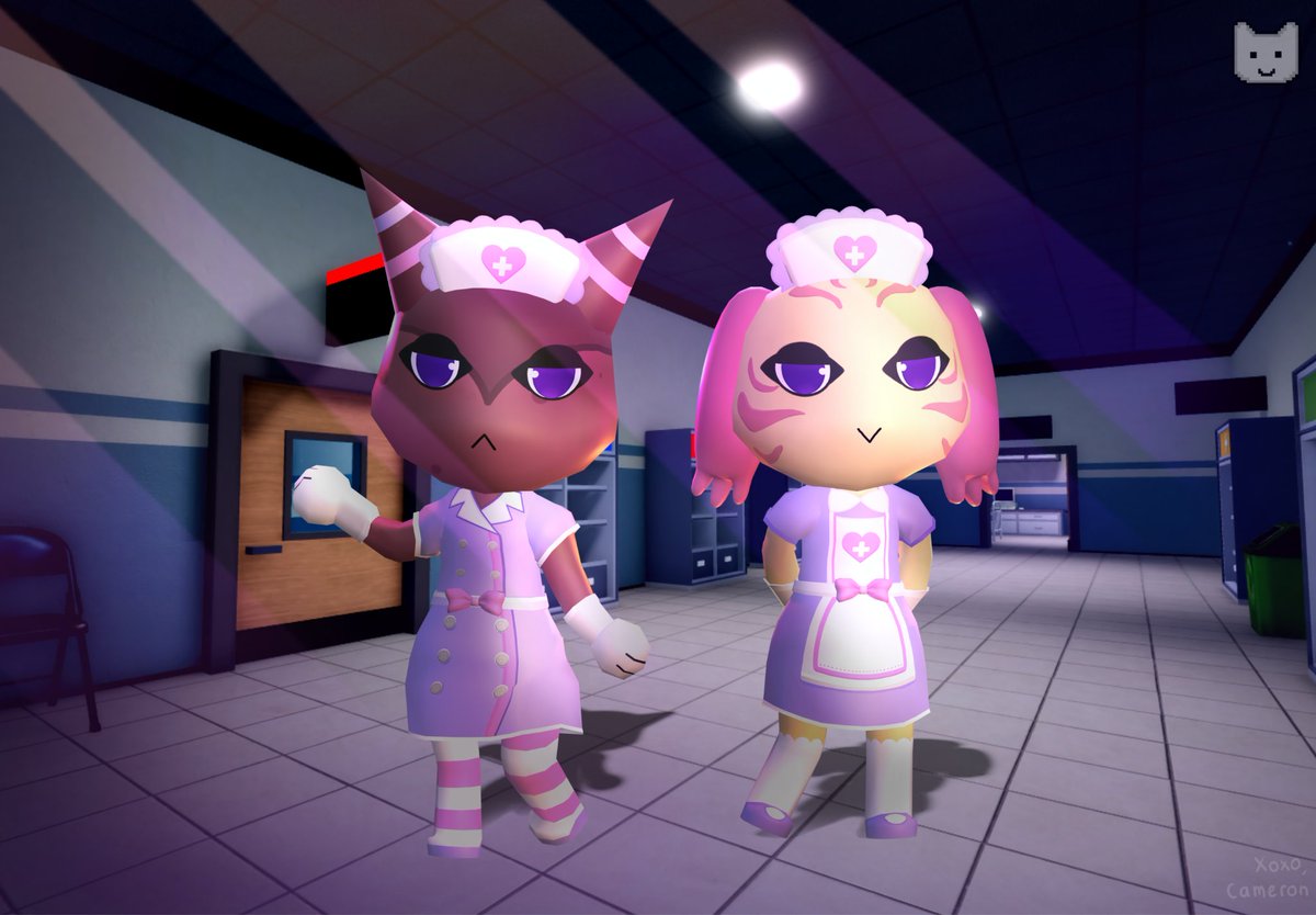 xocammeron's tweet photo. Redesign for nurse skins! What do you think? 🩹

Concept: @dhuidhiurh2198 
Model and Render: @xocammeron

#animalhospitalroblox https://t.co/zZjmaGsv9v