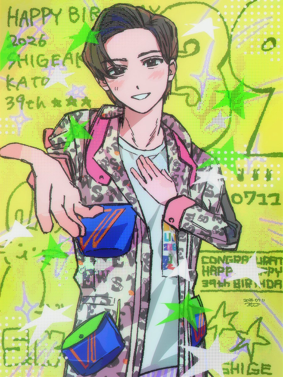 mi_rokun's tweet photo. 加藤さん誕生日おめでとうございます！
これからも楽しくアイドルしてる姿を見せてください！
#加藤シゲアキ誕生祭2026 https://t.co/yuEO9CIOvy