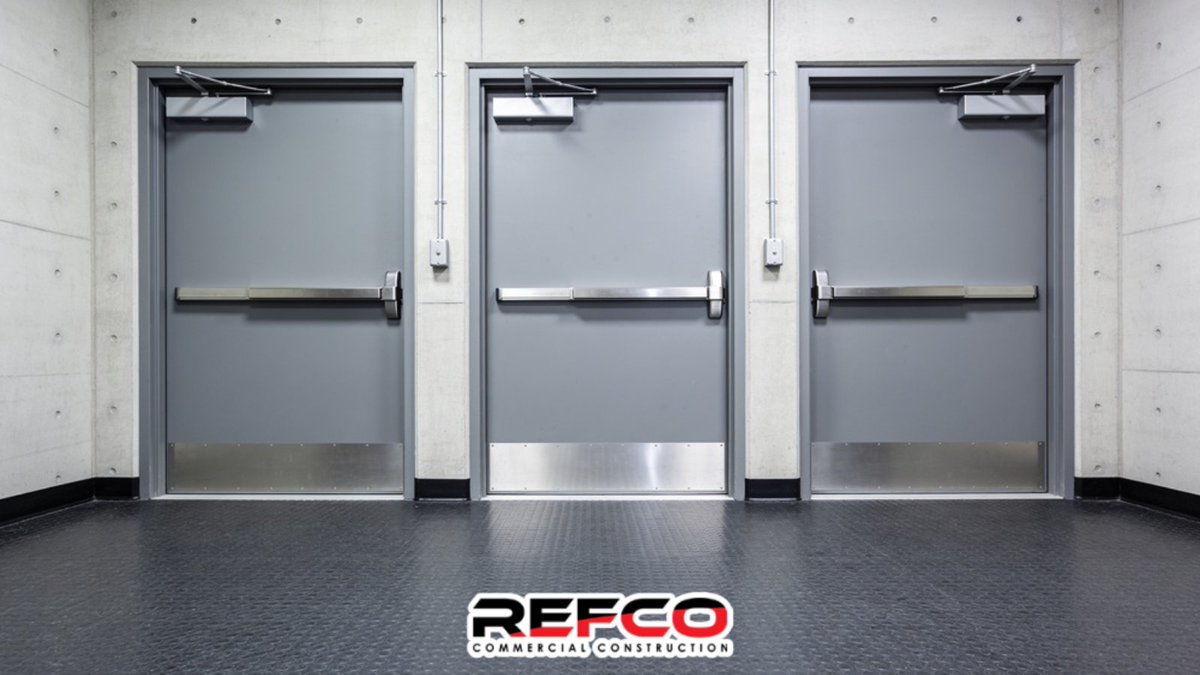_Refco's tweet photo. Our durable hollow #metaldoors and frames deliver the strength, security, and reliability your #commercialprojects demand. From high-traffic facilities to #industrial spaces, they're engineered to stand up to everyday wear while maintaining a professional finish. https://t.co/rK7PhZYroq