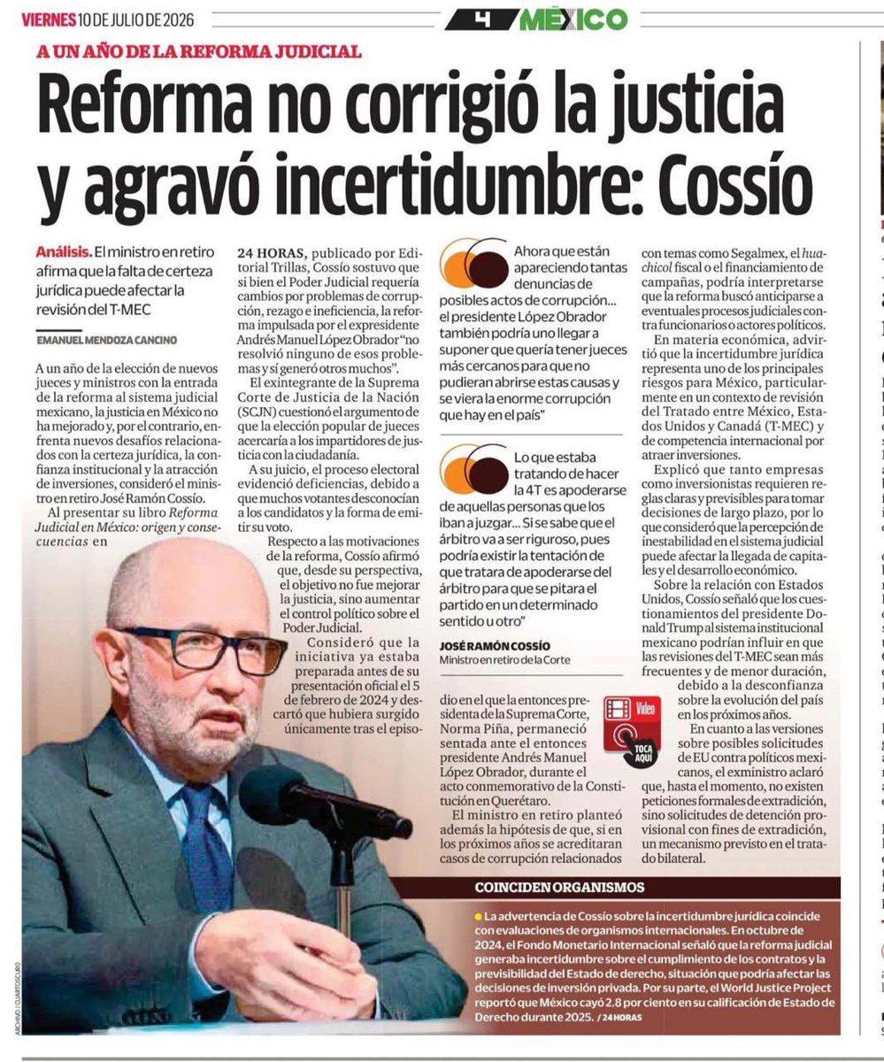 AdrianaDavilaF's tweet photo. La reforma judicial cumplió un año… y el veredicto de muchos especialistas es que es un desastre.

@diario24horas https://t.co/4zja0urqa2
