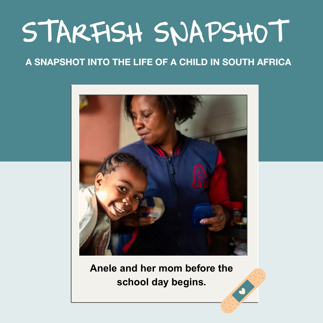 StarfishAmerica's tweet photo. Recently, we met 5-year-old Anele, who drinks sugary soda on her way to school, not as a treat but because their water is too dirty to trust. This highlights why Social Welfare matters. It helps us understand the whole child &amp; the tough choices families face #StarfishGreathearts https://t.co/YWl89mi2jT