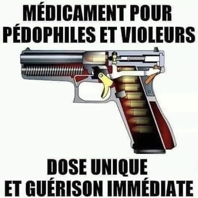 Archybhaald's tweet photo. @PsyGuy007 Il existe une différence fondamentale entre l'humain et l'animal.
L'animal est soumis à ces pulsions là où l'humain à appris à les dominés.
Par définition, un violeur n'est qu'un animal et ne doit plus être considéré comme un humain. 
Il faut euthanasié les animaux dangereux. https://t.co/jj3PLL6MGc