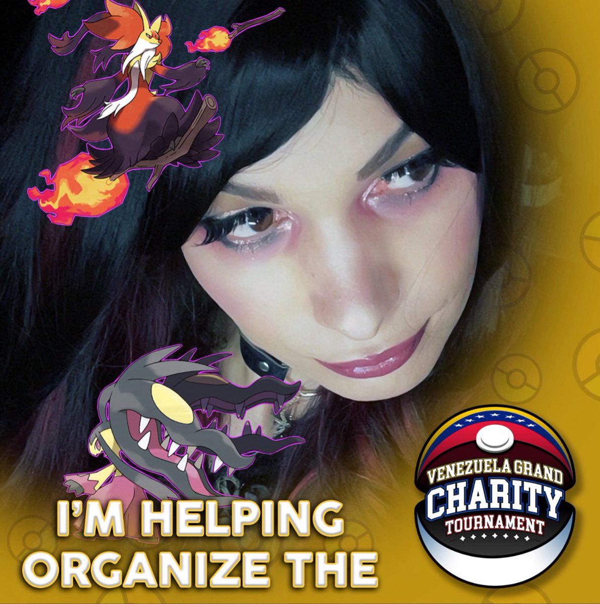 _gunk0's tweet photo. Im part of the team hosting the Venezuela Grand Charity Tournament, along with some truly remarkable and wonderful people #PlayVGCT #Fight4Venezuela https://t.co/OtNVnSjLCT