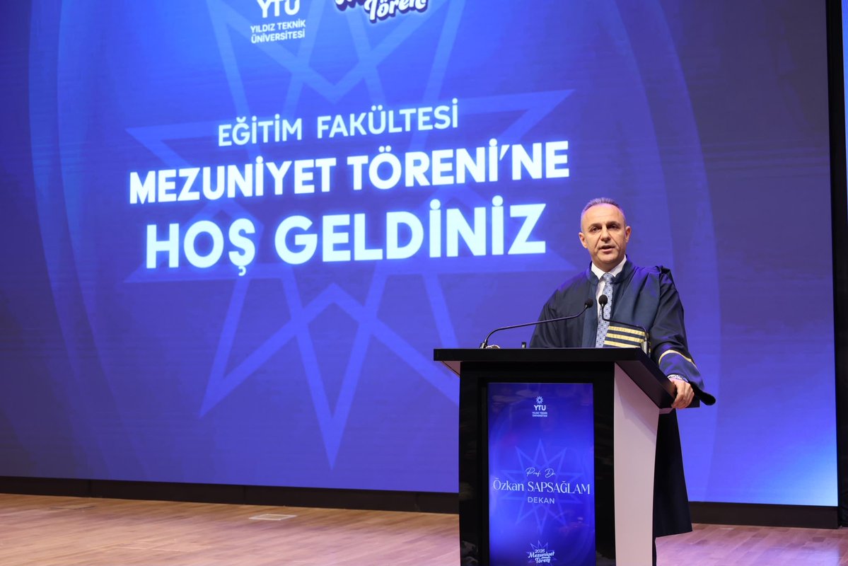 yildizegitim's tweet photo. 🎓 Yıldız Teknik Üniversitesi Eğitim Fakültesi Mezuniyet Töreni 2026

Emek, azim ve başarıyla geçen yılların ardından mezunlarımızı yeni hayat yolculuklarına uğurlamanın gururunu yaşadık. https://t.co/BMFi3nOBfn