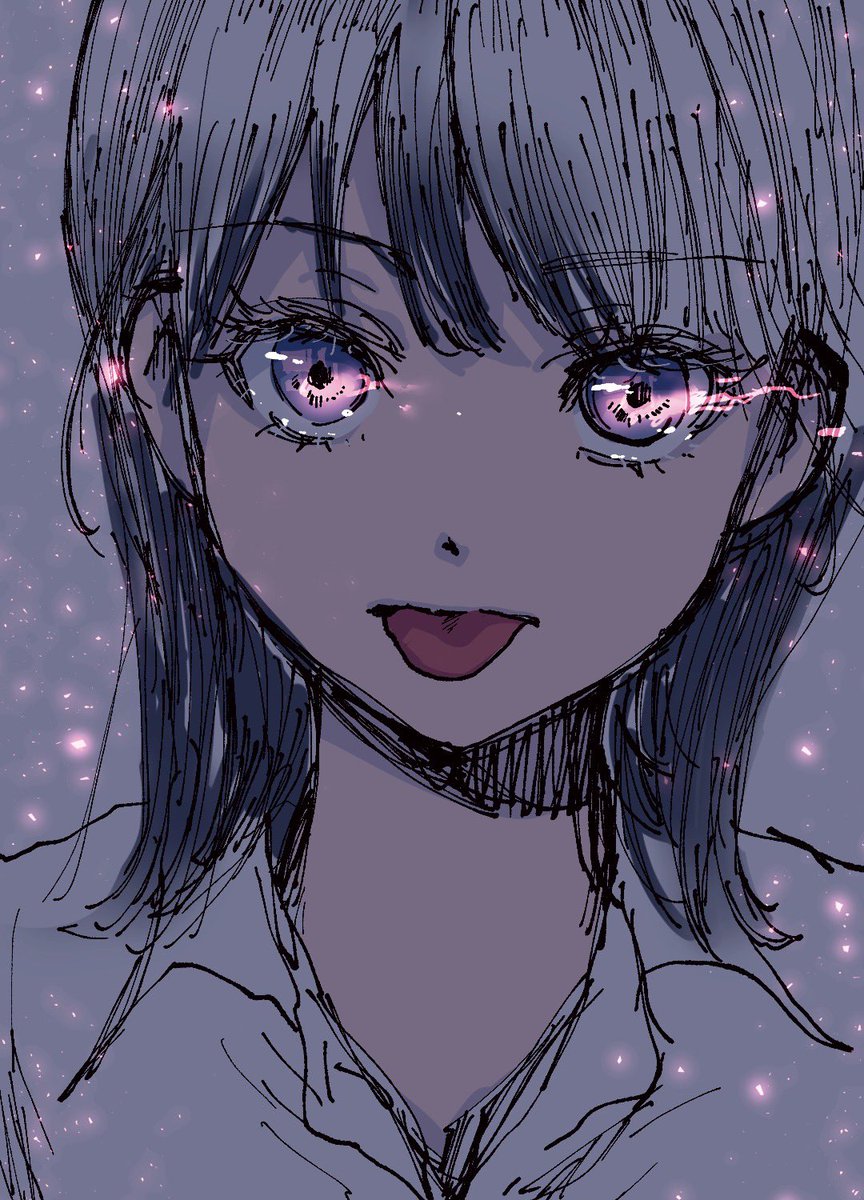 usausagitan's tweet photo. 「目を光らせたい」という生徒さんのために授業で描いた参考イラストです👀✨

#illustration #依頼受付中 #skeb 募集中 https://t.co/hfRESpCg6F