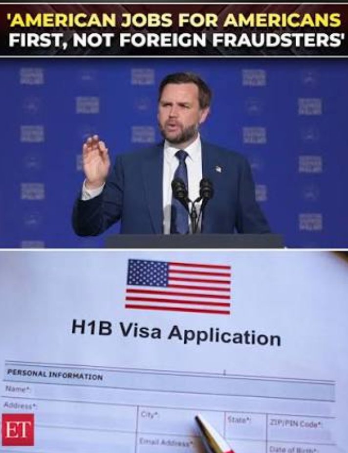 WeWillBeFree24's tweet photo. JD Vance's and the Labor Department investigation into H1B fraud is a whitewash to protect big tech companies. Trump and Vance love their Indians. 

Here are the major companies laying off Americans, and replacing them with H1Bs APPROVED BY The Department of Labor: 

- Microsoft (CEO: Satya Nadella, Indian-origin)
- Google/Alphabet (CEO: Sundar Pichai, Indian-origin)
- FedEx (CEO: Raj Subramaniam, Indian-origin)
- Adobe (longtime CEO: Shantanu Narayen, Indian-origin) 
- IBM (CEO: Arvind Krishna
- Walmart
- Meta 
- Apple 
- Amazon 

You can't make this shit up, and people believe it. We are being replaced and they are playing in our faces.