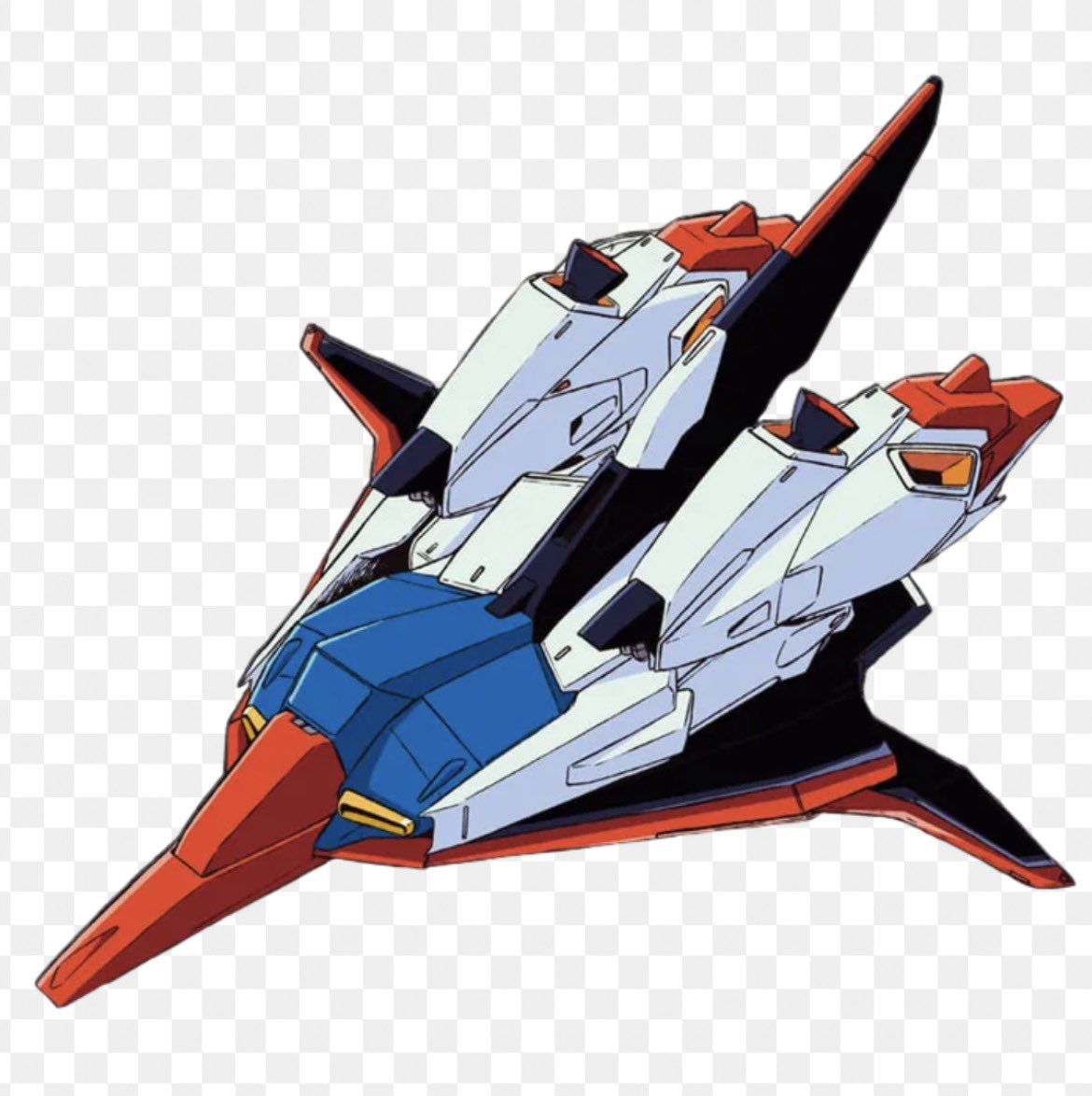 らぶちゃいむ これZガンダムが変形したウェイブライダー形態(飛行形態