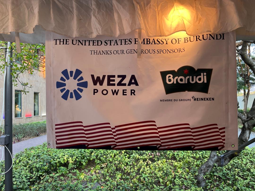 WezaPower's tweet photo. Last night Weza Power was happy to support and take part in America’s 250 Independence Day celebrations in Bujumbura, where in collaboration with the government of Burundi we plan to provide energy to about 9 million people. 

#amatarakuritwese #Burundi https://t.co/Uvwcda29Mw