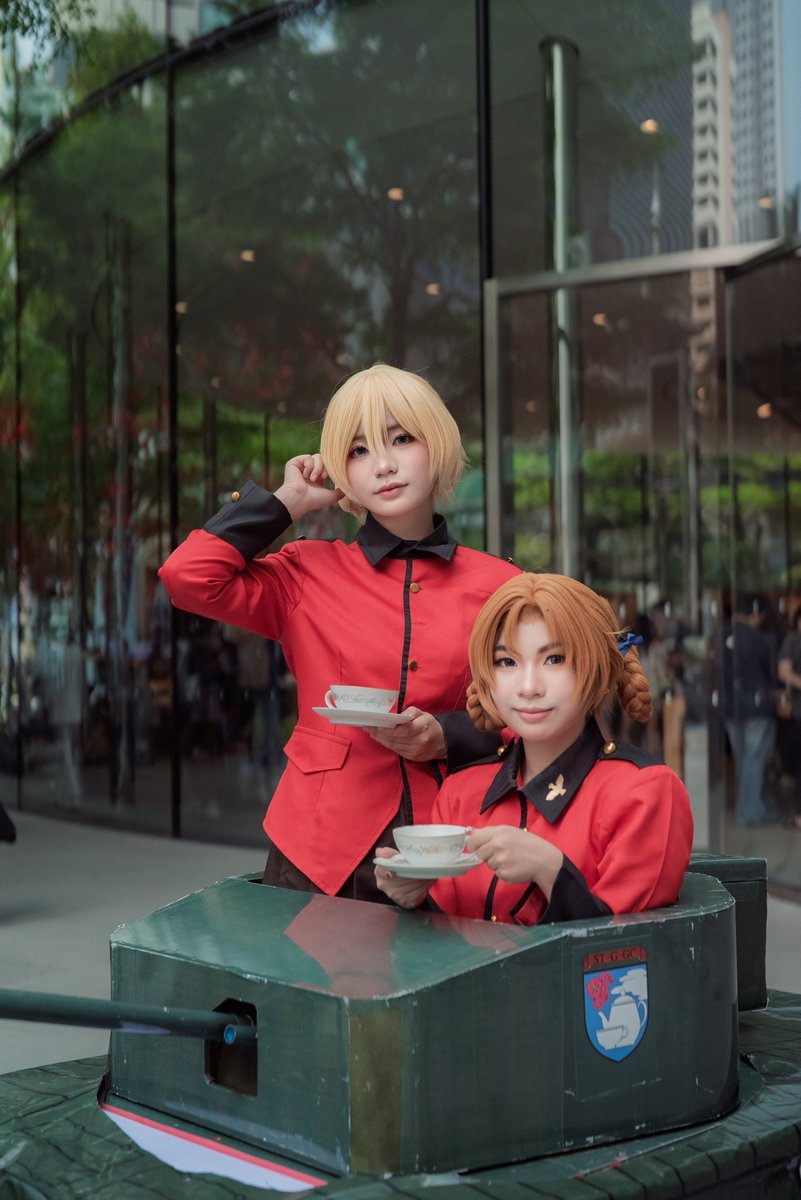 CosplaysNaT's tweet photo. Girls und Panzer: Darjeeling & Orange Pekoe
CK Ubonsupamongkol & Nattika
Full Video that I took at the event: https://t.co/X3a9yIFbJ2
Video: Sony FX3a
Photos: Sony A7
#cosplay #japanexpo #japanexpo2026 #girlsundpanzer #panzer #tankgirls #darjeeling #pekoe https://t.co/Rz9qXoFpBO
