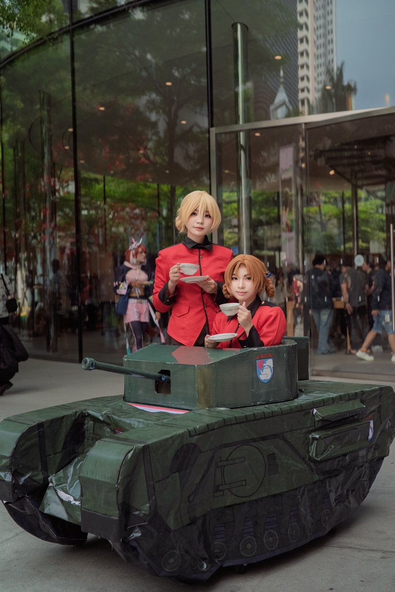 CosplaysNaT's tweet photo. Girls und Panzer: Darjeeling & Orange Pekoe
CK Ubonsupamongkol & Nattika
Full Video that I took at the event: https://t.co/X3a9yIFbJ2
Video: Sony FX3a
Photos: Sony A7
#cosplay #japanexpo #japanexpo2026 #girlsundpanzer #panzer #tankgirls #darjeeling #pekoe https://t.co/Rz9qXoFpBO