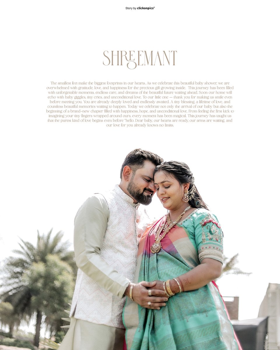 Clickonpics's tweet photo. A tiny heartbeat, a beautiful blessing, and a brand-new chapter waiting to begin. Celebrating Krupali’s Shreemant with love, laughter, heartfelt prayers, and precious memories.

#Shreemant #BabyShower #MaternityPhotography #MomToBe #ClickOnPics #AhmedabadPhotographer https://t.co/OeoGOVQbfK