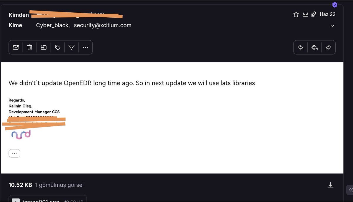 NullSanes's tweet photo. Today, I am publicly disclosing the supply chain security risks and vulnerabilities that I discovered in the Comodo OpenEDR project.

https://t.co/GmOzm0dln9

#CyberSecurity #BugBounty #SupplyChain #OpenSource #AppSec #InfoSec #OpenEDR https://t.co/nNIolGCKj2