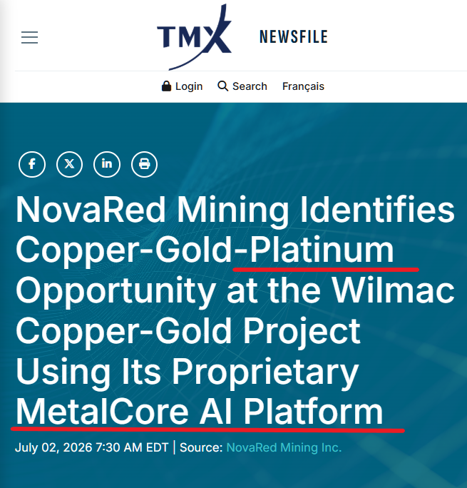 kfkcf95827529's tweet photo. Yo metals crowd, here’s the part of the China scrap data that grabbed me immediately.

#1 Copper Bare Bright, #1 Copper Wire and Tubing, and #2 Copper Wire and Tubing all rose by CNY 400/t on July 9. Even lower-recovery material moved: 85% insulated copper wire gained CNY 200/t, while 50% recovery wire added CNY 50/t.

Meanwhile, major aluminum scrap categories stayed flat.

To me, that says buyers are still paying up for copper-bearing material across multiple quality grades. Scrap markets sit close to real industrial demand, so I pay attention when the move spreads beyond one category.

That is why I keep watching $NRED / $NREDF. Recycling helps stretch supply, but AI data centers, grids, EVs and electrification still need fresh copper. NovaRed Mining Inc. is using MetalCore’s 4.1M+ records to sharpen copper-gold-platinum targets at Wilmac in BC.

Don’t follow blindly. Use this as a starting point for your own research.

$QQQ $IBRX $NVDA