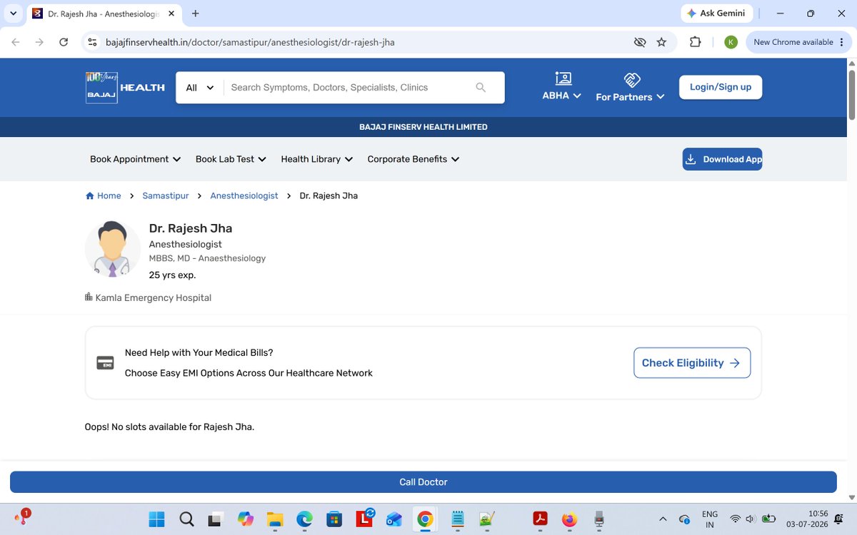KishorK_Talks's tweet photo. Dear @Bajaj_Finserv, healthcare platforms should ensure doctor qualifications and experience displayed to patients are verified. My request has received only automated responses for 7 days. Kindly investigate and provide a point-wise reply. #PatientRights #HealthcareTransparency https://t.co/OLZcuN0At2