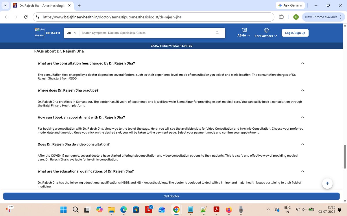KishorK_Talks's tweet photo. Dear @Bajaj_Finserv, healthcare platforms should ensure doctor qualifications and experience displayed to patients are verified. My request has received only automated responses for 7 days. Kindly investigate and provide a point-wise reply. #PatientRights #HealthcareTransparency https://t.co/OLZcuN0At2
