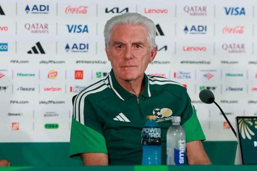 TheCivicBeat_ZW's tweet photo. South Africa coach Hugo Broos has confirmed his departure after a fortnight of uncertainty over whether the 74-year-old would stay ​on after the country reached the World Cup knockout stages ‌for the first time. https://t.co/utWgy6bE1r