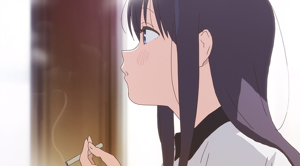 haruharuAniaka2's tweet photo. 左向きにタバコを吸う最近の女性キャラたち https://t.co/GGE5y0UFSK