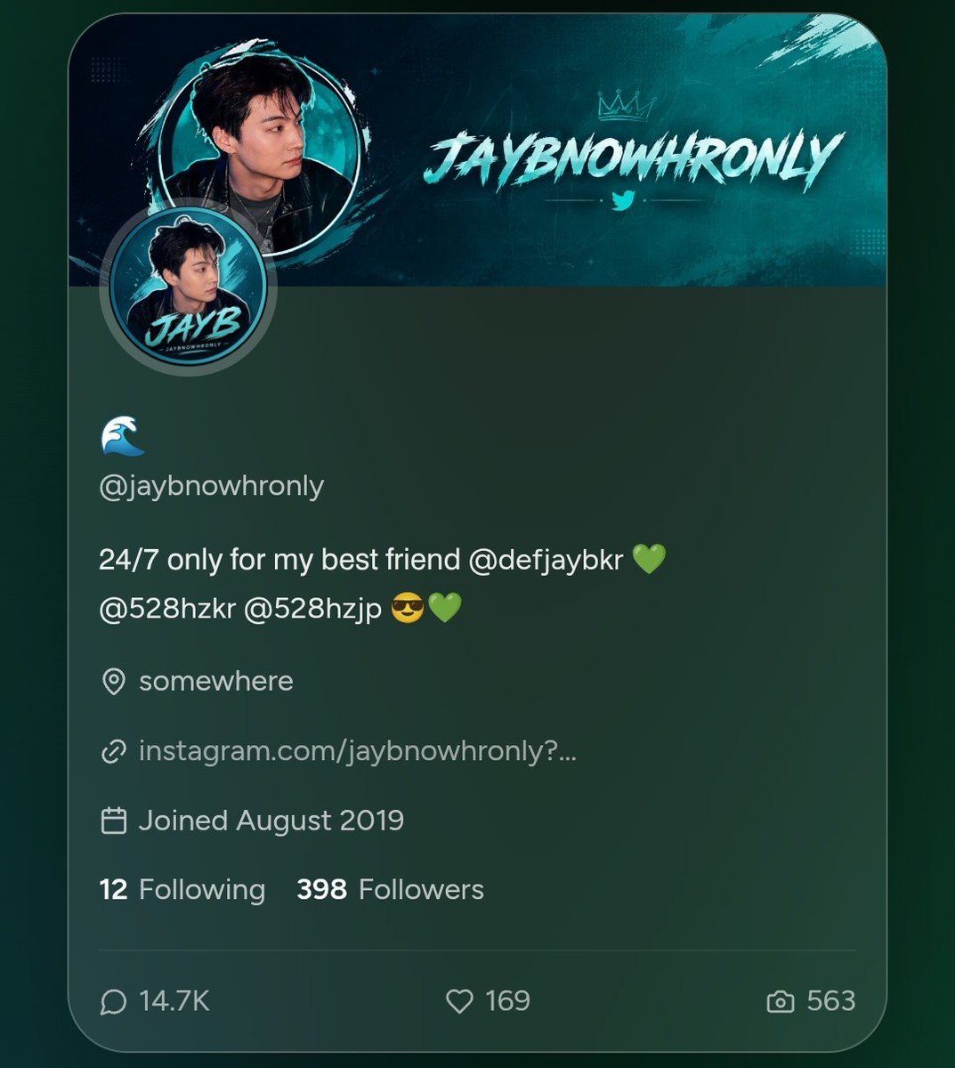 jaybnowhronly's tweet photo. New look 🌊☘️

#JAYB #제이비 #2026tape_roots_bangkok https://t.co/BIKrJJN4xo