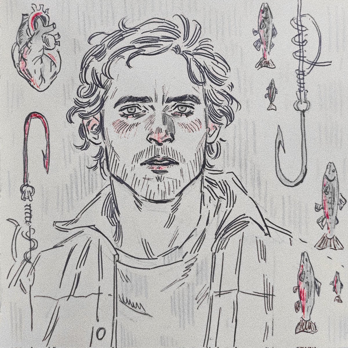 Ignis_Arrow's tweet photo. #hannibal #willgraham #hannigram #sketch #art
Silly sketches from a month ago https://t.co/0A8Mie87ED