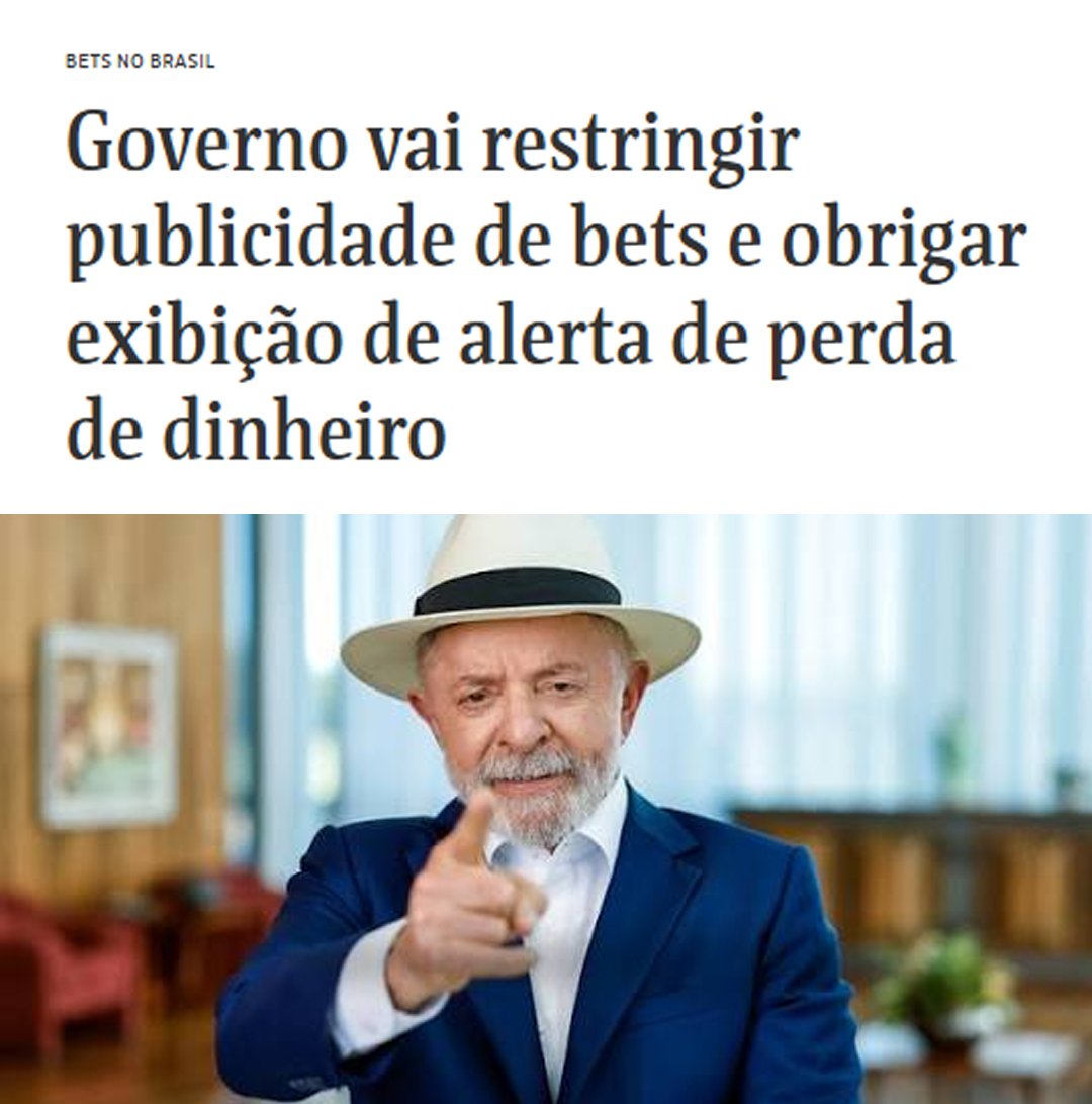 natbonavides's tweet photo. Muito importante que o Governo @LulaOficial proíba esse tipo de propaganda. A publicidade de bets vende a ilusão de que apostar é investimento e caminho fácil pro dinheiro, e a realidade é que causa dependência,  endividamento e destrói famílias. https://t.co/L0ok6I4JCk