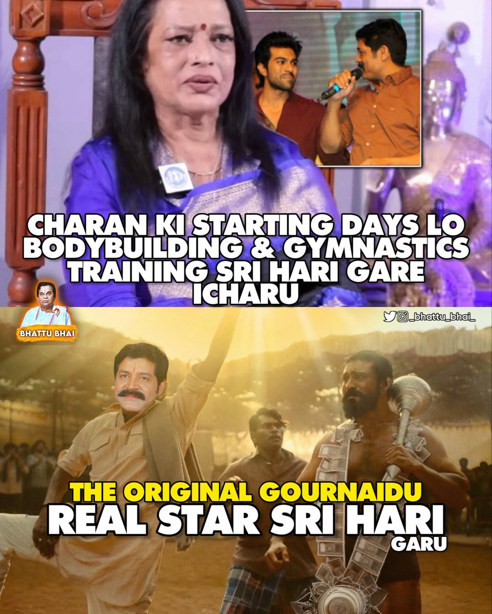 _Bhattu_bhai_'s tweet photo. The OG of TFI #Srihari garu 💪

#Peddi #Ramcharan https://t.co/Yeqn7xQDbL