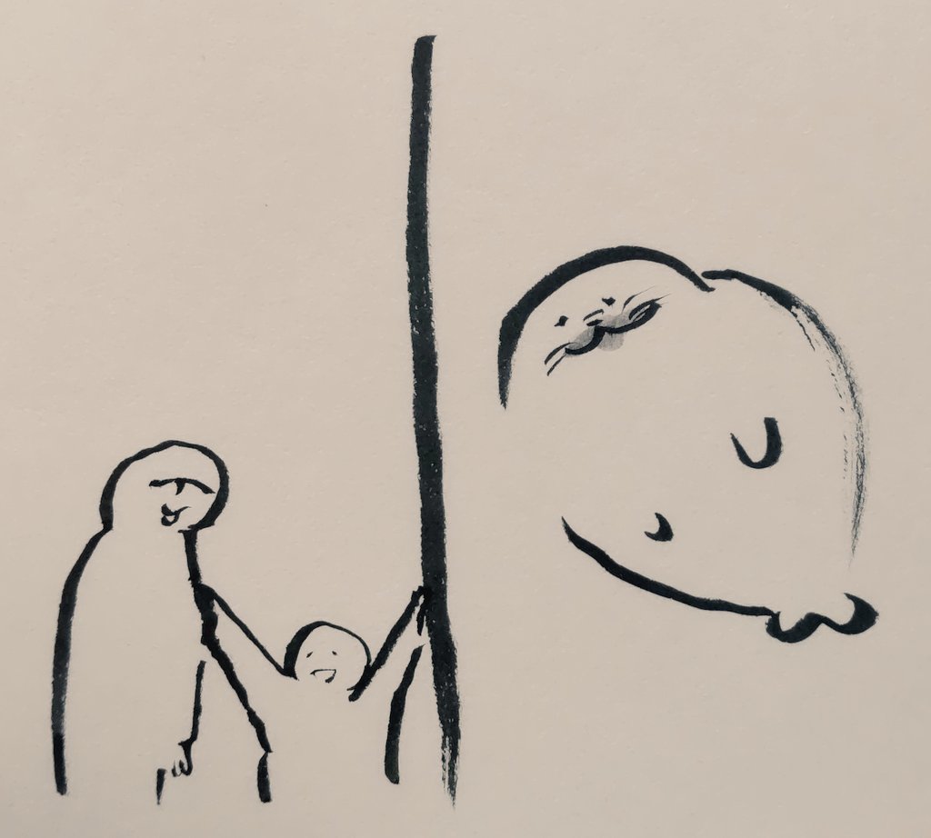 jissunboshi96's tweet photo. 水族館で人間たちを観察するアザラシを描きました。 https://t.co/3Q5lmcr9oy