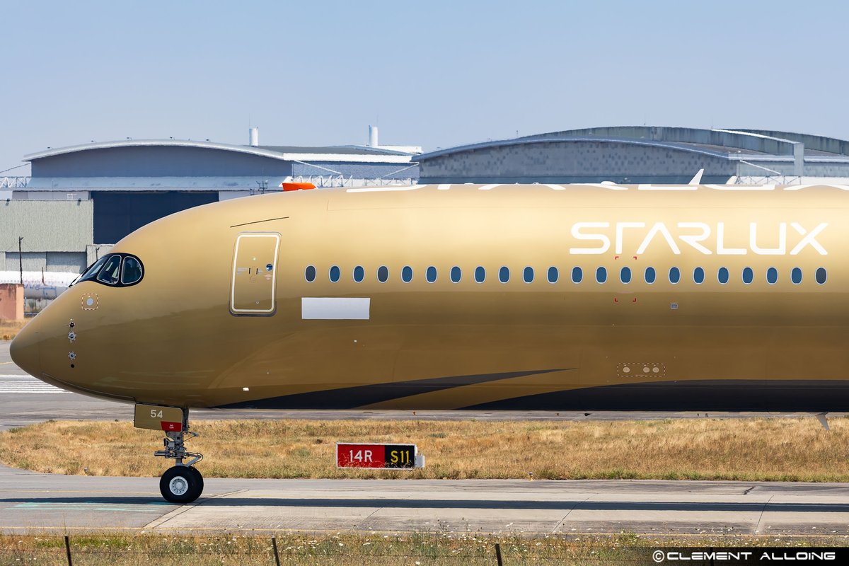 CAlloing's tweet photo. Departure on first flight for the 2nd @Airbus #A35K for @starluxjapan wearing the #AIRSORAYAMA special livery !! #AIB01HF #Avgeeks #Avgeek @flightradar24 https://t.co/jZLcqEFCvv