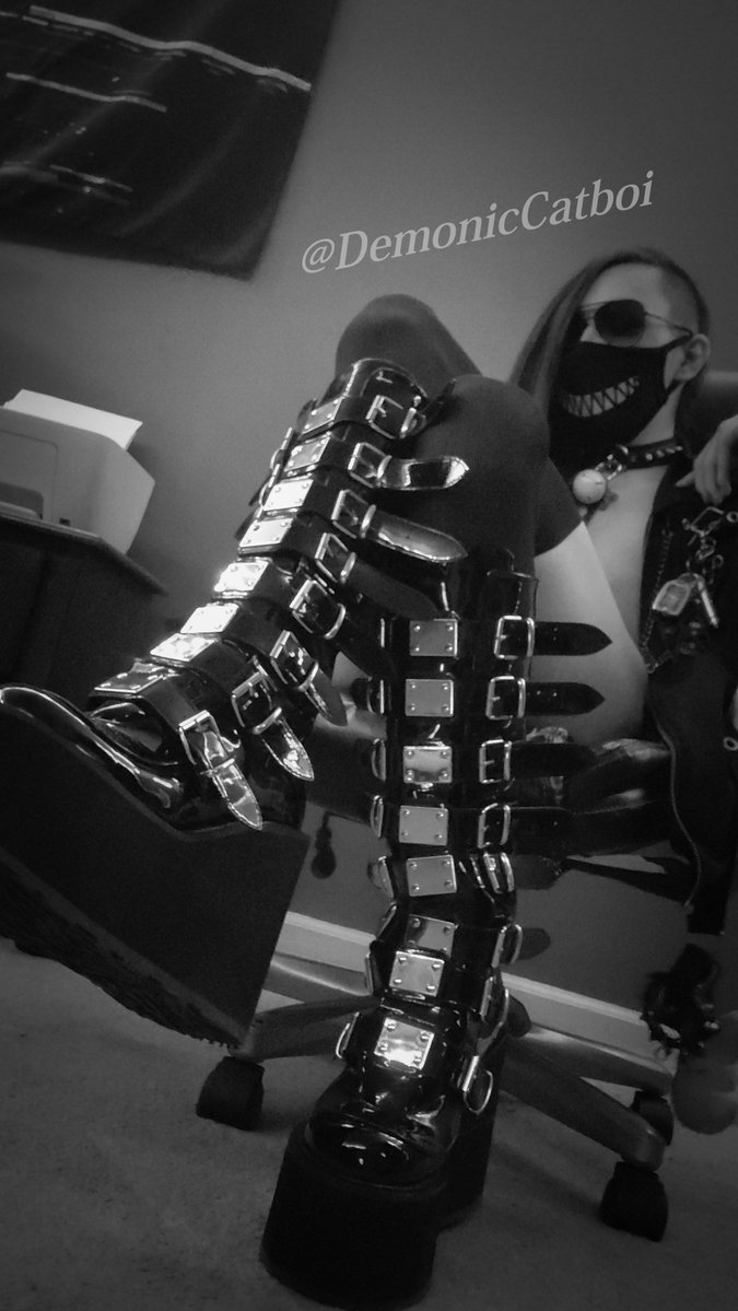 DemonicCatboi's tweet photo. 🐯 ~ Dom Energy vides ~ 🐅

#femboy | #nsfwtwtًً | #bwc | #hung | #bigcock | #goth | #emo | #demonia | #boots | #nsfw | #horny | #Bi | #switch | #bigballs | #bull | #fetlife | #goon | #heat | #cock | #thighs | #worship | #fem | https://t.co/xwIo4v3Q3i