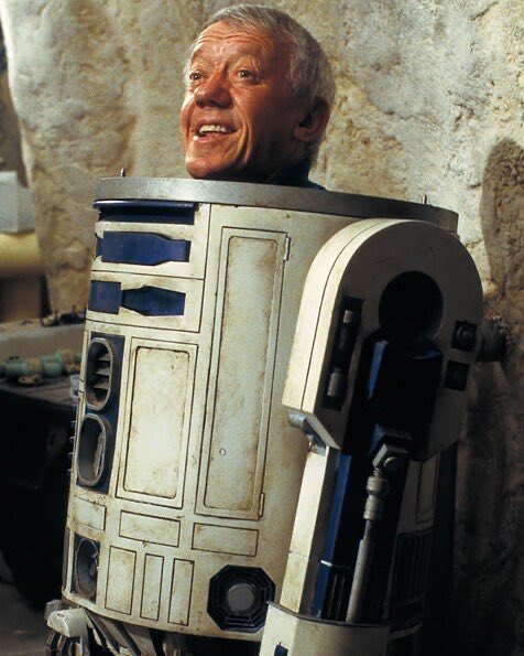 RobBfromDerby's tweet photo. Shock news just in - R2D2 had a bloke inside! https://t.co/mq9AnILWYQ