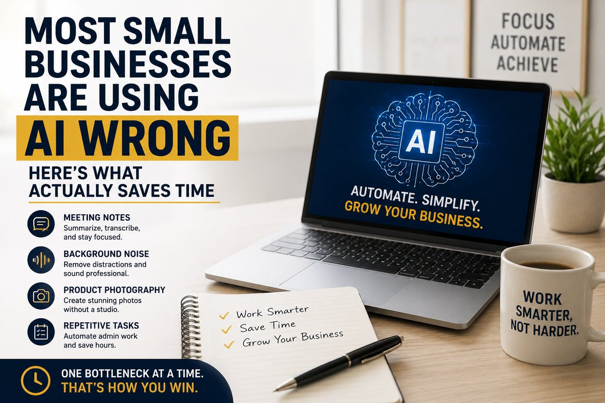 AKDigitalKE's tweet photo. Stop wasting time on "busy work." 🛑
My 3-step AI stack to reclaim 10+ hours a week:
1️⃣ Krisp: Meeting clarity + summaries. 
2️⃣ Hynote: Automated notes &amp; tasks. 
3️⃣ Rewarx: Rapid content ideation.
Full toolkit breakdown: 🔗 https://t.co/t3Rkembo1M
 #AI #Productivity https://t.co/ZmMX3kqsQ6