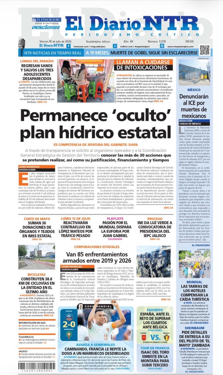 sonia_ssi's tweet photo. ¿Existe el plan de obras hídricas? Ni el @siapagdl lo conoce. ¿Estará solo en la imaginación de la Jefatura de Gabinete? @laurorodriguez_ @NTRGuadalajara https://t.co/jqVyC9Pt2h