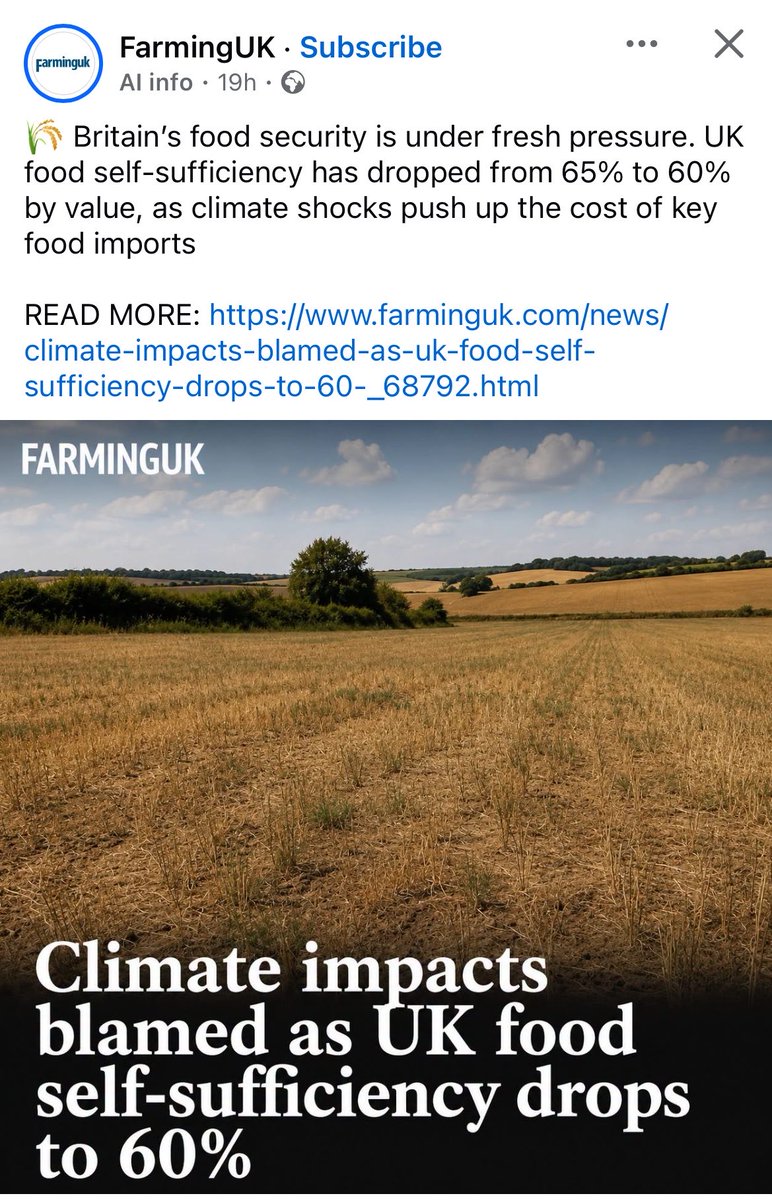 chatswithem's tweet photo. STOP SOLAR ON FARMLAND‼️‼️

More like Solar panels destroying huge swathes of farmland and Marxist taxation closing farms at record levels  

https://t.co/0z3PSTBT5W https://t.co/5MBWpre3aI