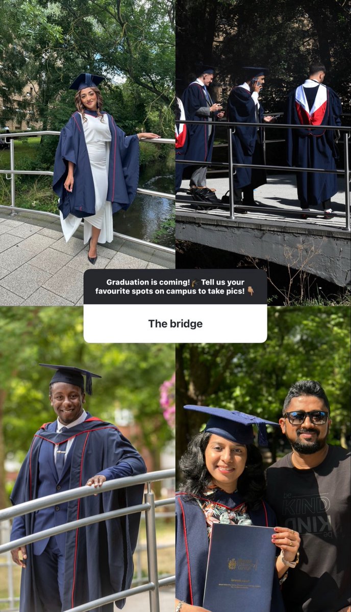 Bruneluni's tweet photo. Graduation is next week! 🎓 To help you capture the moment, we've rounded up the best spots around campus for your graduation photos. 🤩🎓

Let us know if we missed any spots? 

#bruneluniversityoflondon #bruneluni #graduation https://t.co/f3Kty4D5gK