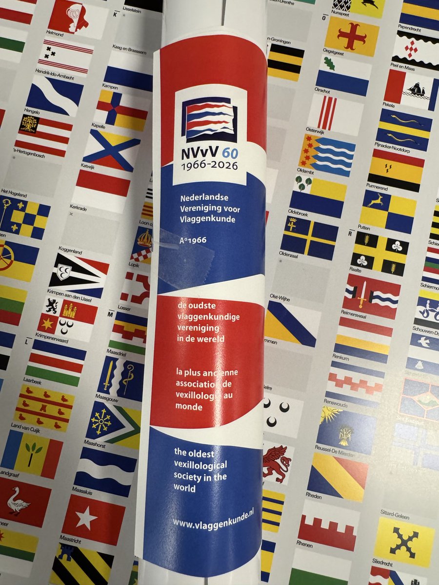 RemigijusBimba's tweet photo. 🇱🇹🇳🇱 An interesting discovery at #ICV31 in Paris: the flag of the Dutch municipality of Hillegom is identical to the national flag of Lithuania. I also had the pleasure of meeting Marcel van Westerhoven, Secretary of the Dutch Vexillological Association. #Vexillology #FIAV #Flags https://t.co/21cabSjgVu