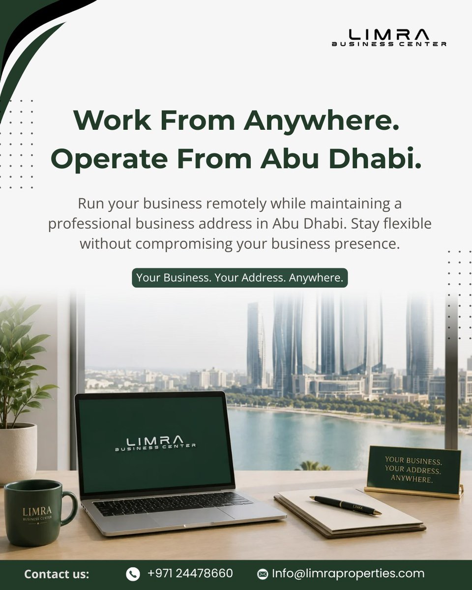 LimraBC's tweet photo. Work remotely. Build globally. Stay connected to Abu Dhabi. https://t.co/5qPD3tMmia