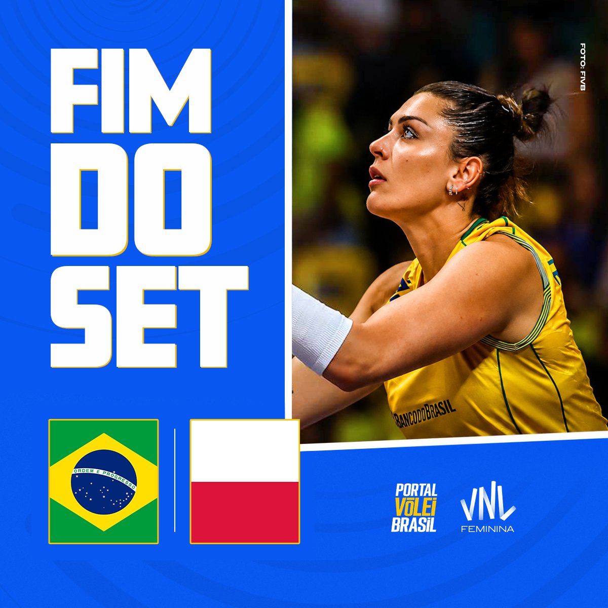 portal_volei's tweet photo. ✅ FIM DO QUARTO SET! #VoleiNoSporTV

🏐 (3) 🇧🇷 Brasil 28x26 Polônia 🇵🇱 (1) https://t.co/HbJlztBruw