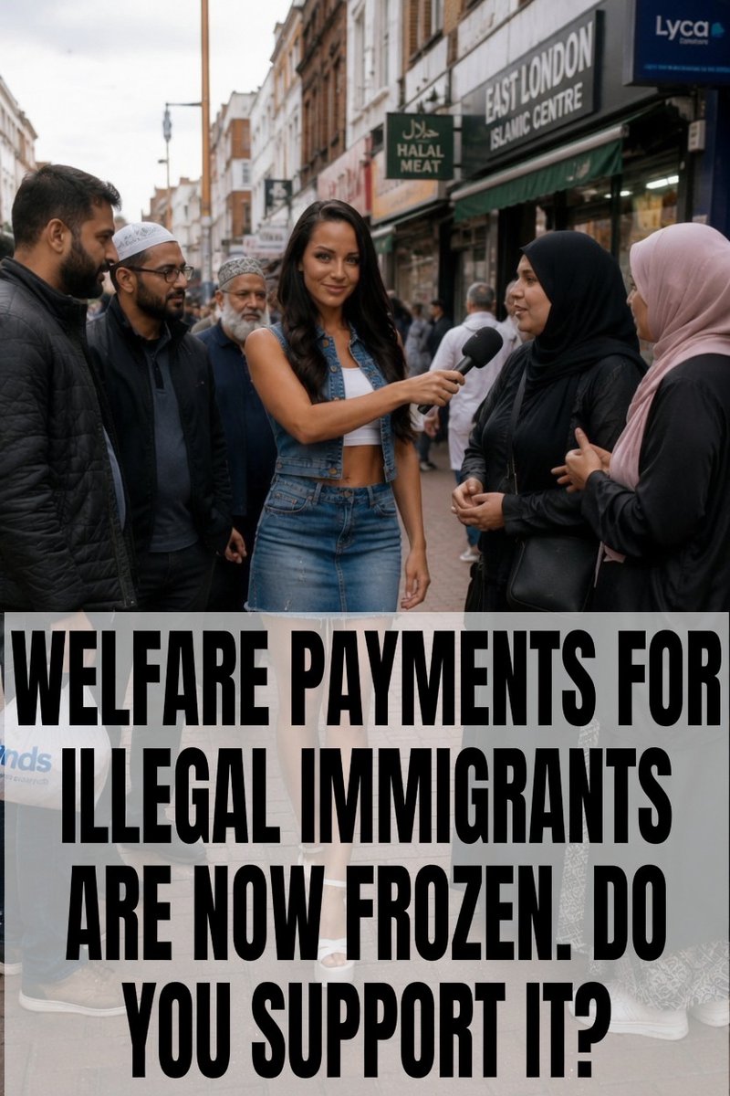 FloraLuzz_'s tweet photo. Do you support freezing welfare payments for Muslim people who are in the U.S. illegally?  
🅰️Yes 
🅱️ No https://t.co/CNDOHpMNod