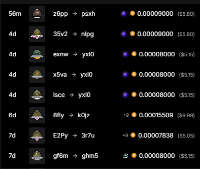 SpacePepes_BTC's tweet photo. Fade Bitcoin Space Pepes at your own risk.⚠️

OG sub 1 million ordinals collection by ordinalswallet still flying under radar but people are still quietly accumulating. https://t.co/9au9NOUytB