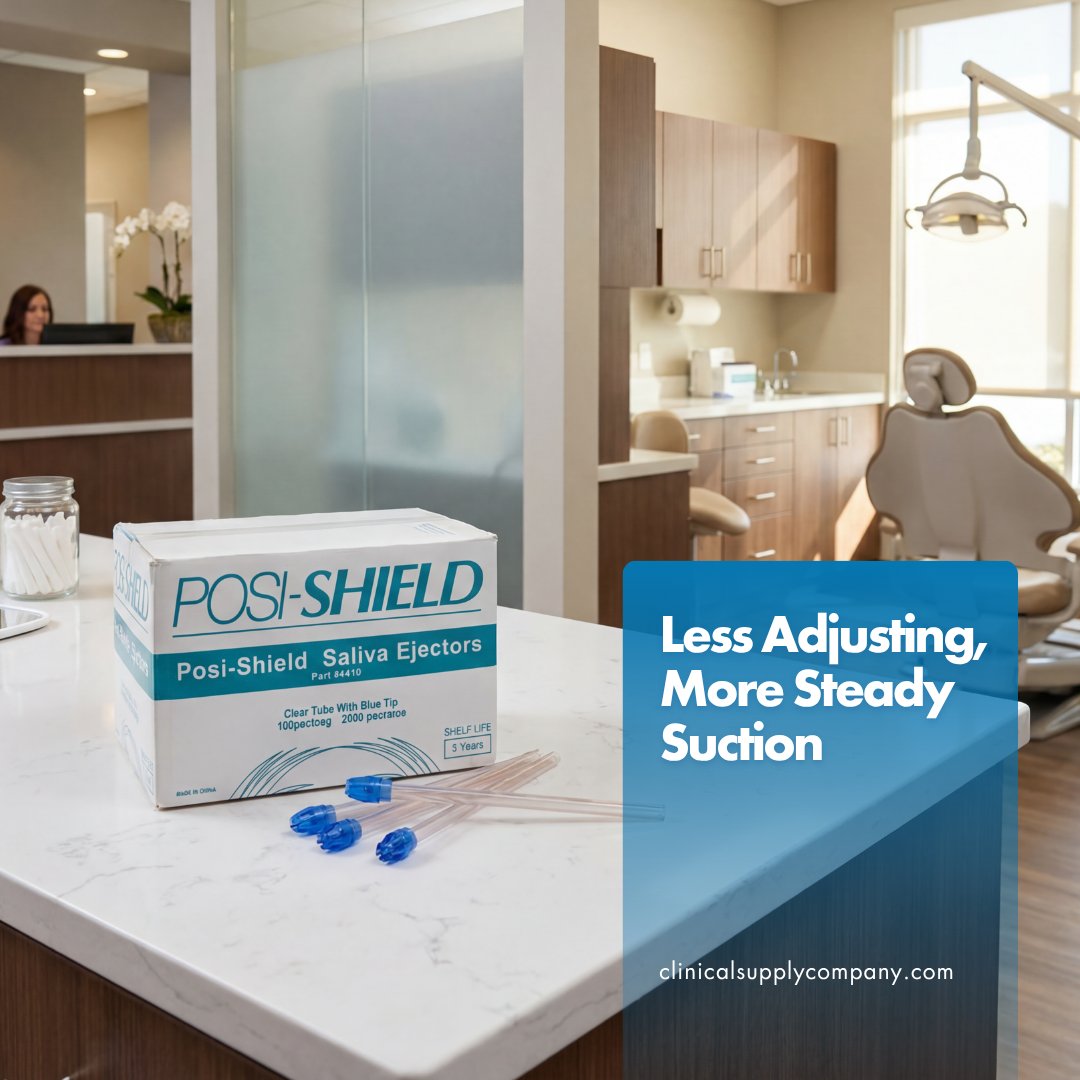 clinical_supply's tweet photo. Posi-Shield Saliva Ejectors – clear with blue tip are made to stay flexible while helping maintain steady suction during procedures.

👉 Stock up on Posi-Shield Saliva Ejectors – Clear with blue tip here:
https://t.co/MKa8laer8z

#ClinicalSupply #SanitationProducts https://t.co/OGSBPd6eq6