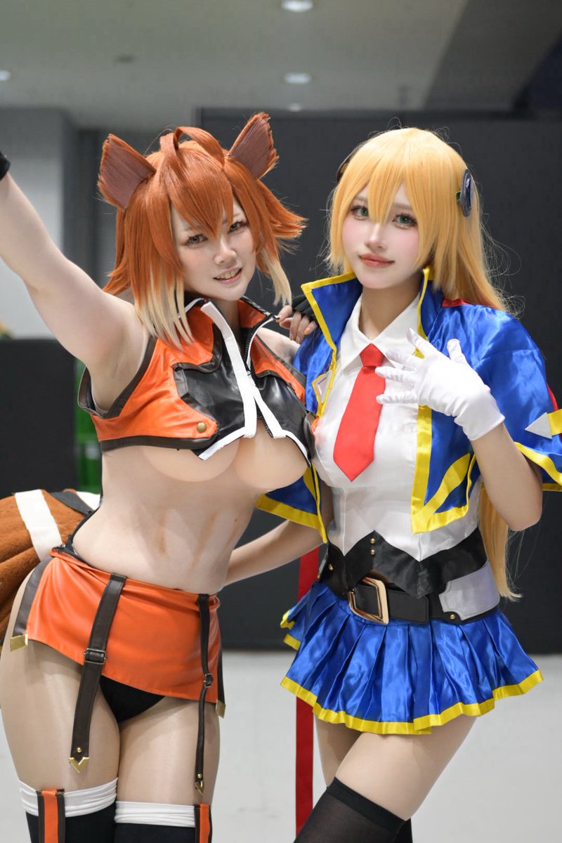Hanon_3737's tweet photo. Cosplay

ブレイブルー
ノエル=ヴァーミリオン: @miyy_my 
マコト=ナナヤ：はのん

親友コンビ🩵🫶🧡
(レタッチしていただいたのに掲載タイミング逃してました…💦)

 #BLAZBLUE  #evojapan2026 https://t.co/78ihv7TlgT
