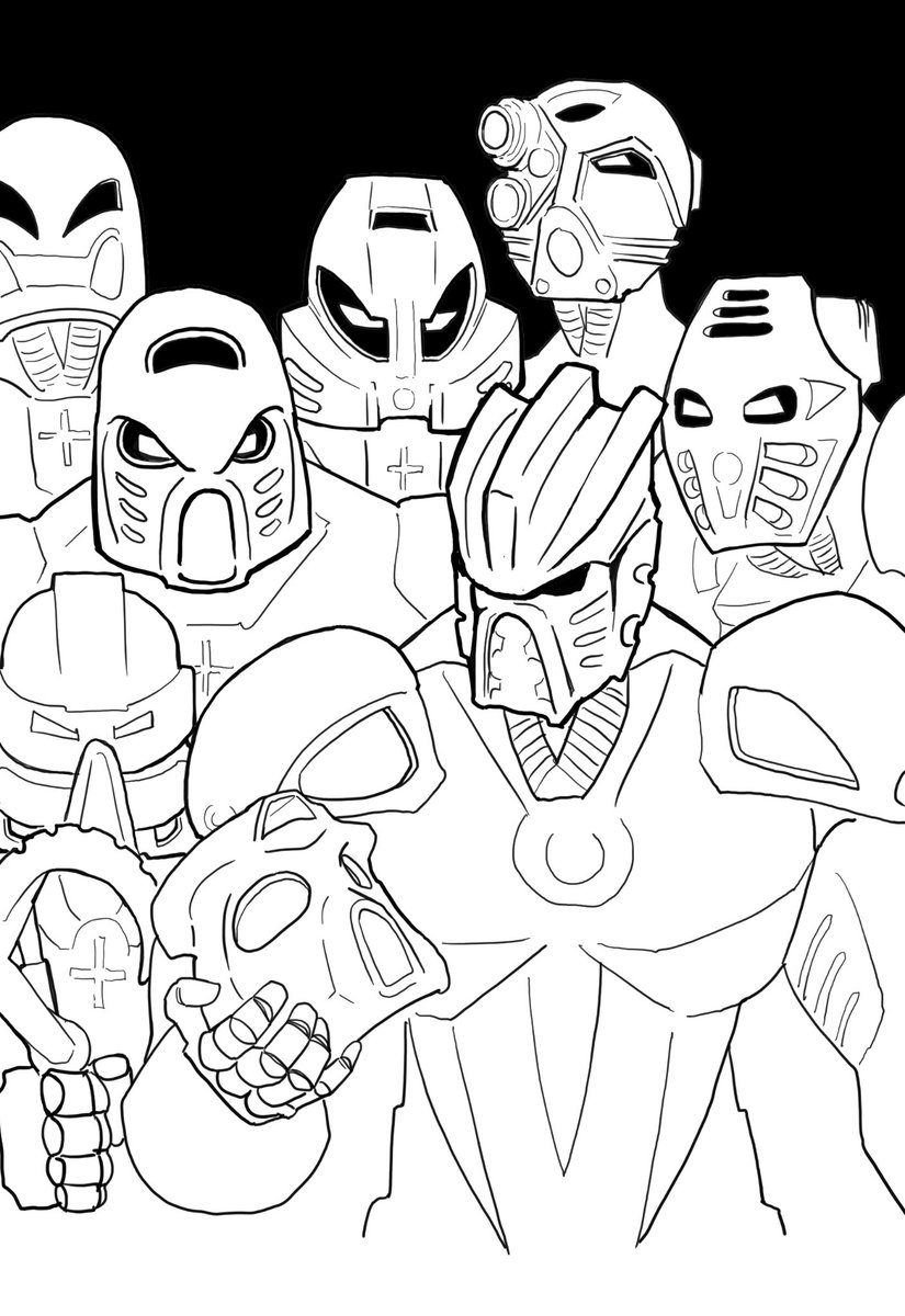Chromasophr_Art's tweet photo. A bit late to the trend but whatever
#bionicle https://t.co/LqI3G6edqH