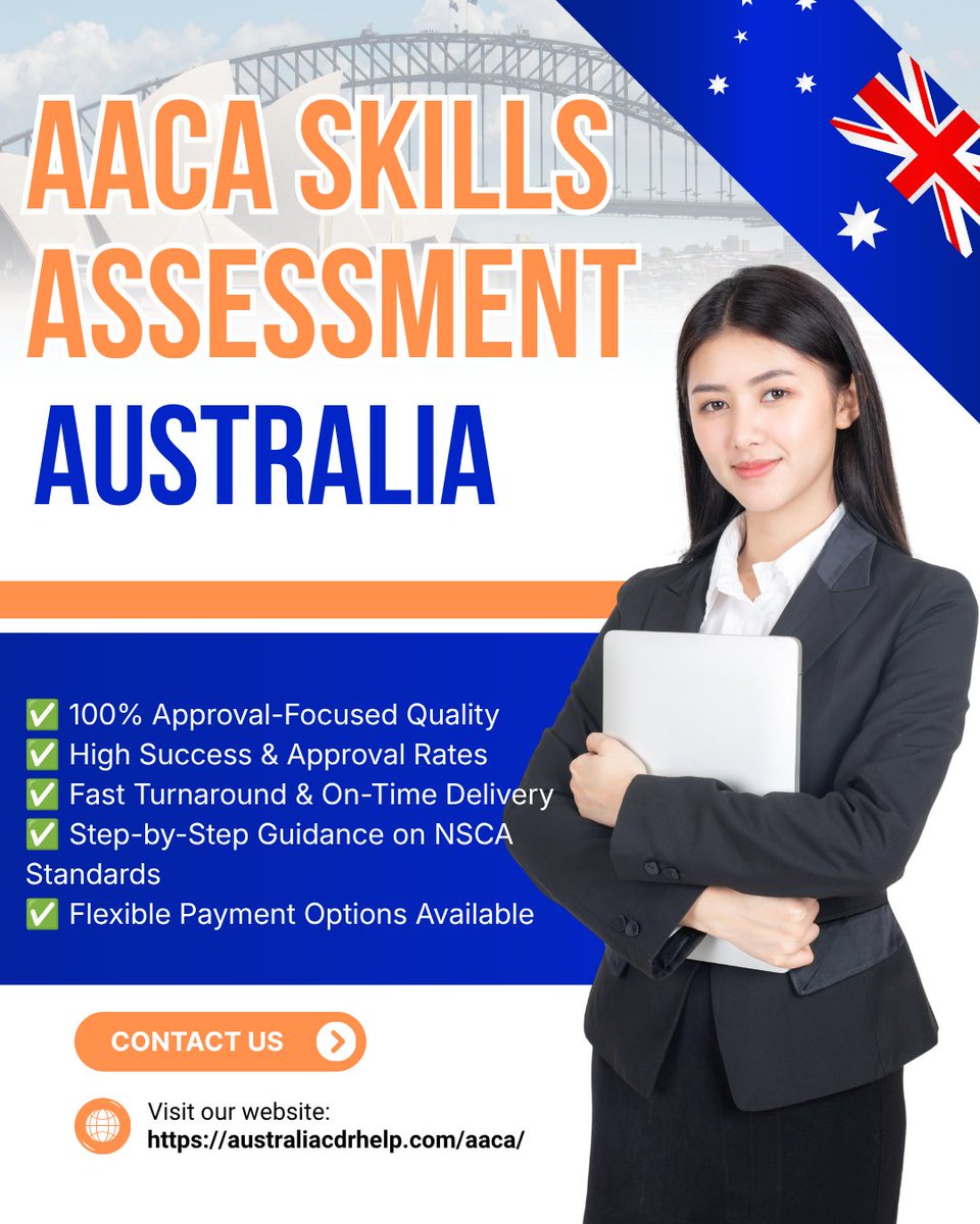 cdr_help's tweet photo. Secure🎯 a Positive AACA Skills Assessment🎉!

Struggling 😥 with your #AACASkillsAssessment? Get expert assistance and fast-track your architecture career in #Australia 🇦🇺 with guaranteed satisfaction!

👉Visit: https://t.co/0zVreLJGYT

#AACAAssessment
#MigrationSkillsAustralia https://t.co/1x54fPWpGO