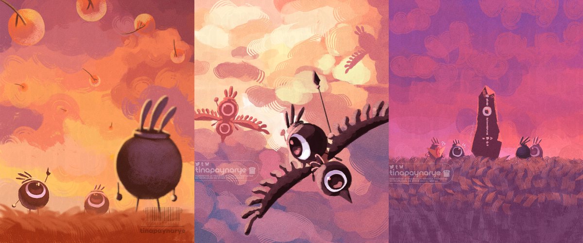 tinapaynarye's tweet photo. My Patapon fanarts but it gets more violet I guess https://t.co/EQrkRsqXOf