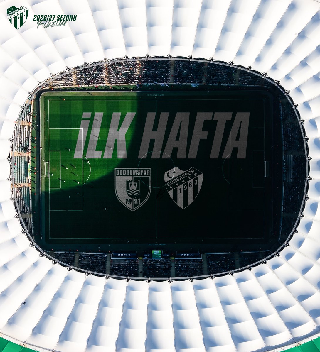 BursasporSk's tweet photo. 🐊 2026-2027 sezonuna, deplasmanda oynayacağımız Bodrum FK karşılaşmasıyla başlıyoruz. https://t.co/rS9MjKRuFi
