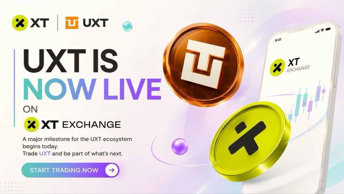 kri_krypto's tweet photo. Your watchlist just got more interesting. π
@official_uxt has officially landed on @XTexchange, and this is just the beginning.
Ready to trade whatβs next instead of chasing it later?
#UXT #XTExchange #CryptoTrading #Web3 #TradeNow https://t.co/m7SHp1aFlA