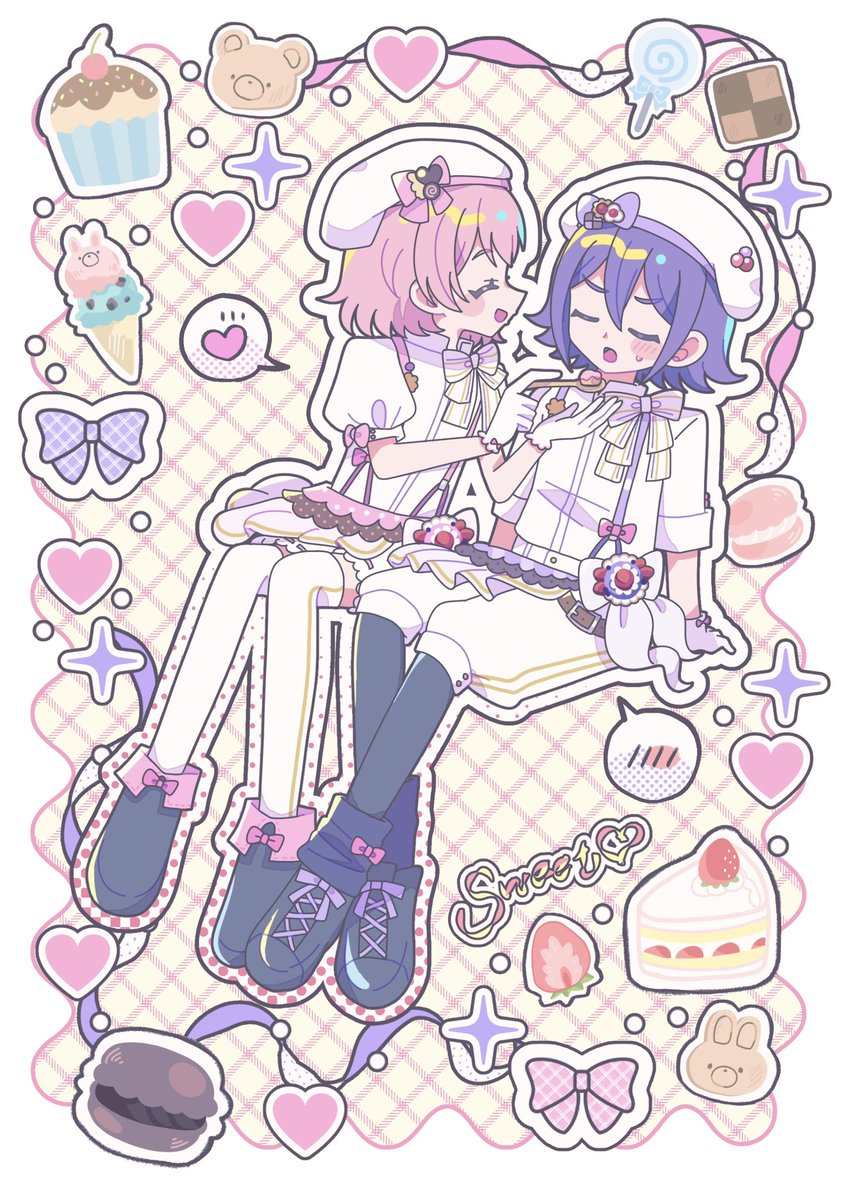 usausa_aya's tweet photo. #夏の4人のロマンチックショー2026 
はいっ♡あーん♡ https://t.co/7bTdTudDoL